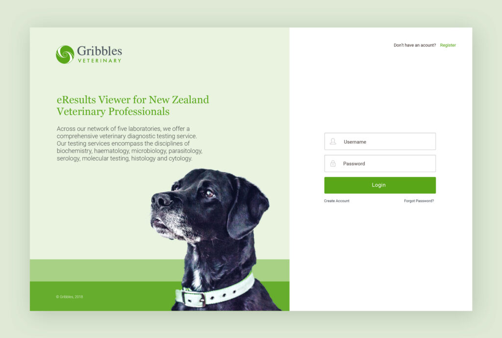 Gribbles Veterinary branding created by FutureLab