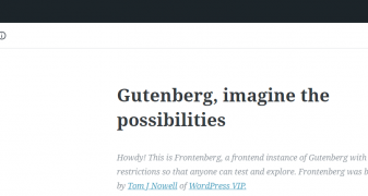 Are you ready for WordPress Gutenberg?